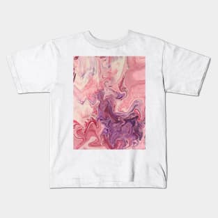 Pink purple and red dirty pour Kids T-Shirt